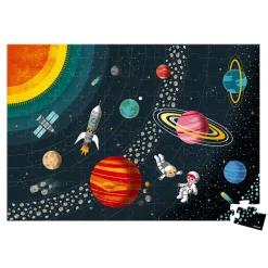 Janod Jeux Éducatifs Primaire|Jeux Éducatifs Science & Géographie*Puzzle éducatif Système Solaire 100 pièces