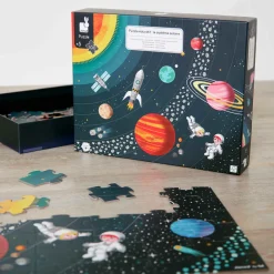 Janod Jeux Éducatifs Primaire|Jeux Éducatifs Science & Géographie*Puzzle éducatif Système Solaire 100 pièces