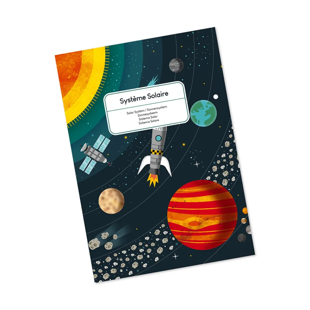 Janod Jeux Éducatifs Primaire|Jeux Éducatifs Science & Géographie*Puzzle éducatif Système Solaire 100 pièces