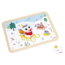 Janod Puzzles 20 À 49 Pièces|Puzzles En Bois Premier Âge*Puzzle en bois A la montagne 24 pièces