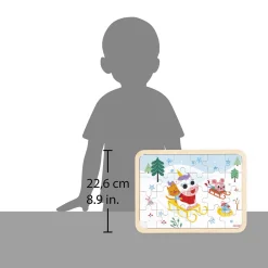 Janod Puzzles 20 À 49 Pièces|Puzzles En Bois Premier Âge*Puzzle en bois A la montagne 24 pièces