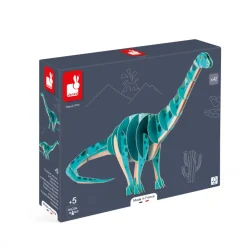 Janod Puzzles Fabriqués En France|Puzzles Éducatifs*Puzzle en Volume le diplodocus
