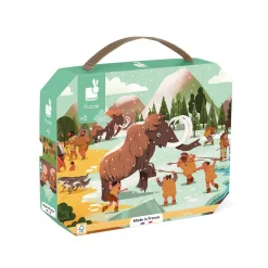 Janod Puzzles Fabriqués En France|Puzzles Éducatifs*Puzzle Frise Préhistoire 100 pièces