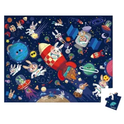Janod Puzzles Fabriqués En France|Puzzles 50 À 149 Pièces*Puzzle Fusée 54 pièces