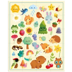 Janod Puzzles Fabriqués En France|Puzzles 20 À 49 Pièces*Puzzle Imagier de la Nature 20 pièces