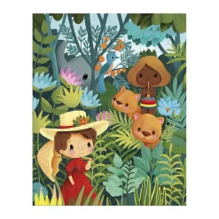 Janod Puzzles Fabriqués En France|Puzzles 50 À 149 Pièces*Puzzle Inspiré de Rousseau 100 pièces