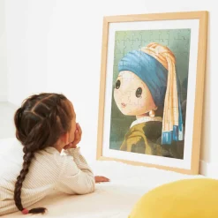 Janod Puzzles Fabriqués En France|Puzzles 50 À 149 Pièces*Puzzle Inspiré de Vermeer 100 pièces