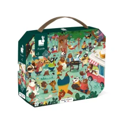 Janod Puzzles Fabriqués En France|Puzzles 50 À 149 Pièces*Puzzle La Cousinade des Ours 54 pièces