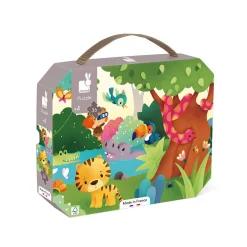Janod Puzzles Fabriqués En France|Puzzles 20 À 49 Pièces*Puzzle Les Animaux Sauvages 36 pièces
