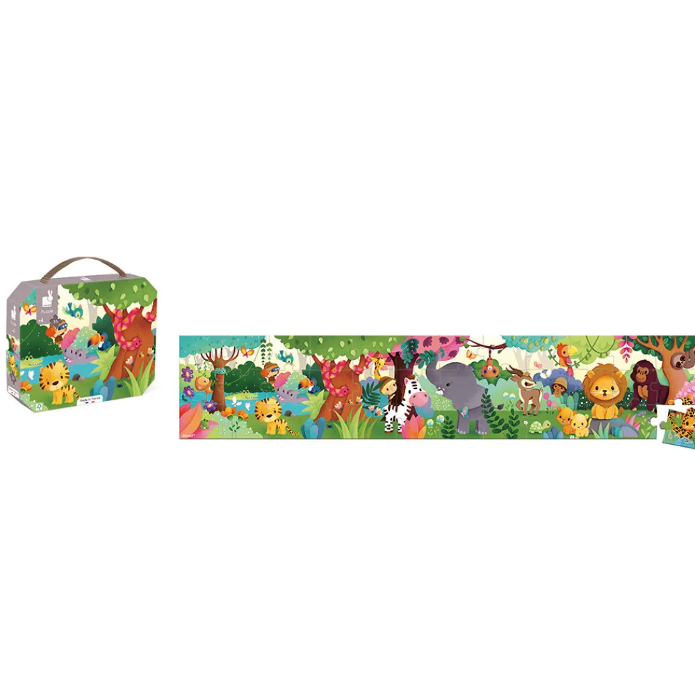Janod Puzzles Fabriqués En France|Puzzles 20 À 49 Pièces*Puzzle Les Animaux Sauvages 36 pièces