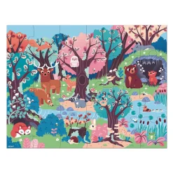 Janod Puzzles Éducatifs|Puzzles 20 À 49 Pièces*Puzzle Magique la Forêt 24 pièces