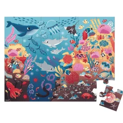 Janod Puzzles Éducatifs|Puzzles 20 À 49 Pièces*Puzzle Magique l'Océan 24 pièces