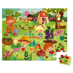Janod Puzzles Fabriqués En France|Puzzles 20 À 49 Pièces*Puzzle Mon Jardin Potager 36 pièces