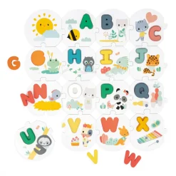 Janod Jeux Éducatifs Maternelle|Jeux Éducatifs Chiffres & Lettres*Puzzle Mon Premier Alphabet Pure