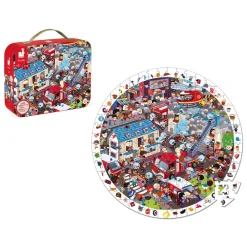 Janod Puzzles Éducatifs|Puzzles 150 À 499 Pièces*Puzzle observation Pompiers 208 pièces
