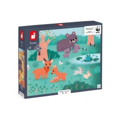 Janod Puzzles 20 À 49 Pièces*Puzzle Panoramique 4 Saisons 36 pièces - Partenariat WWF®