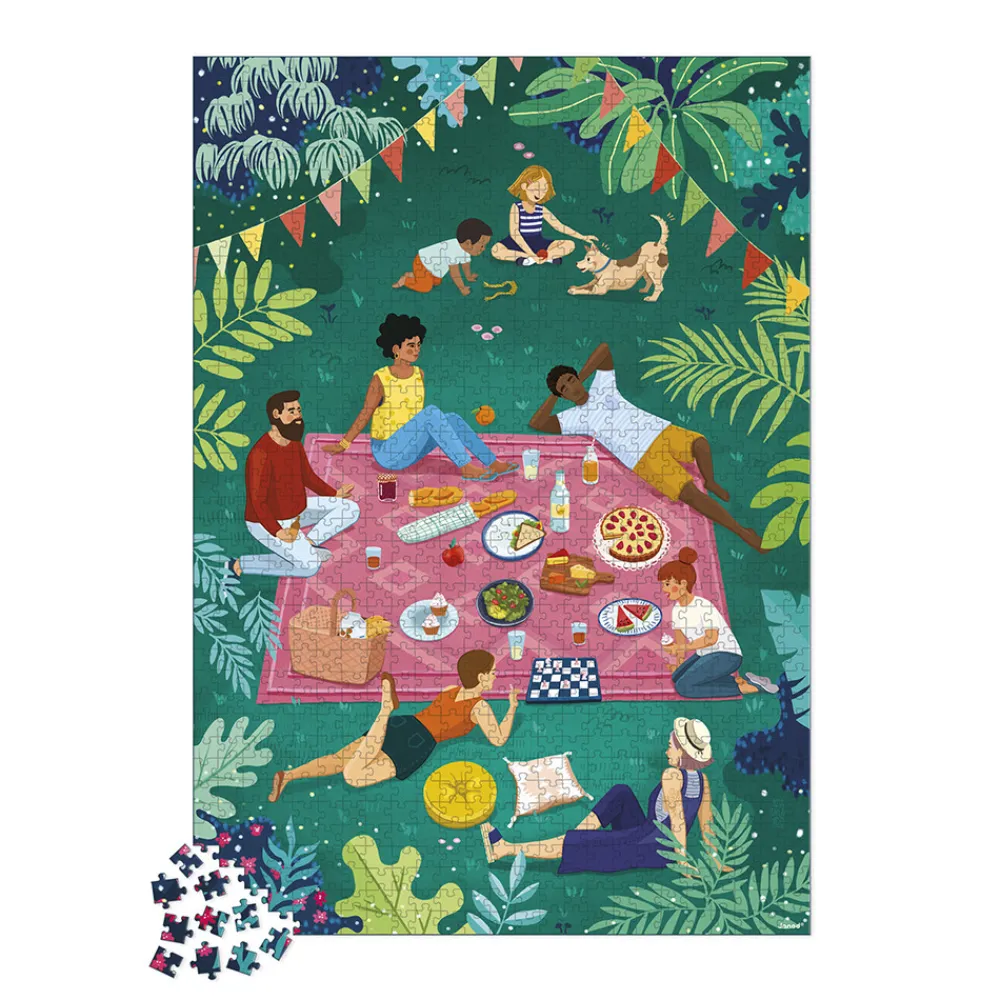 Janod Puzzles 500 À 2000 Pièces*Puzzle Pique-nique Entre Amis 1000 pièces
