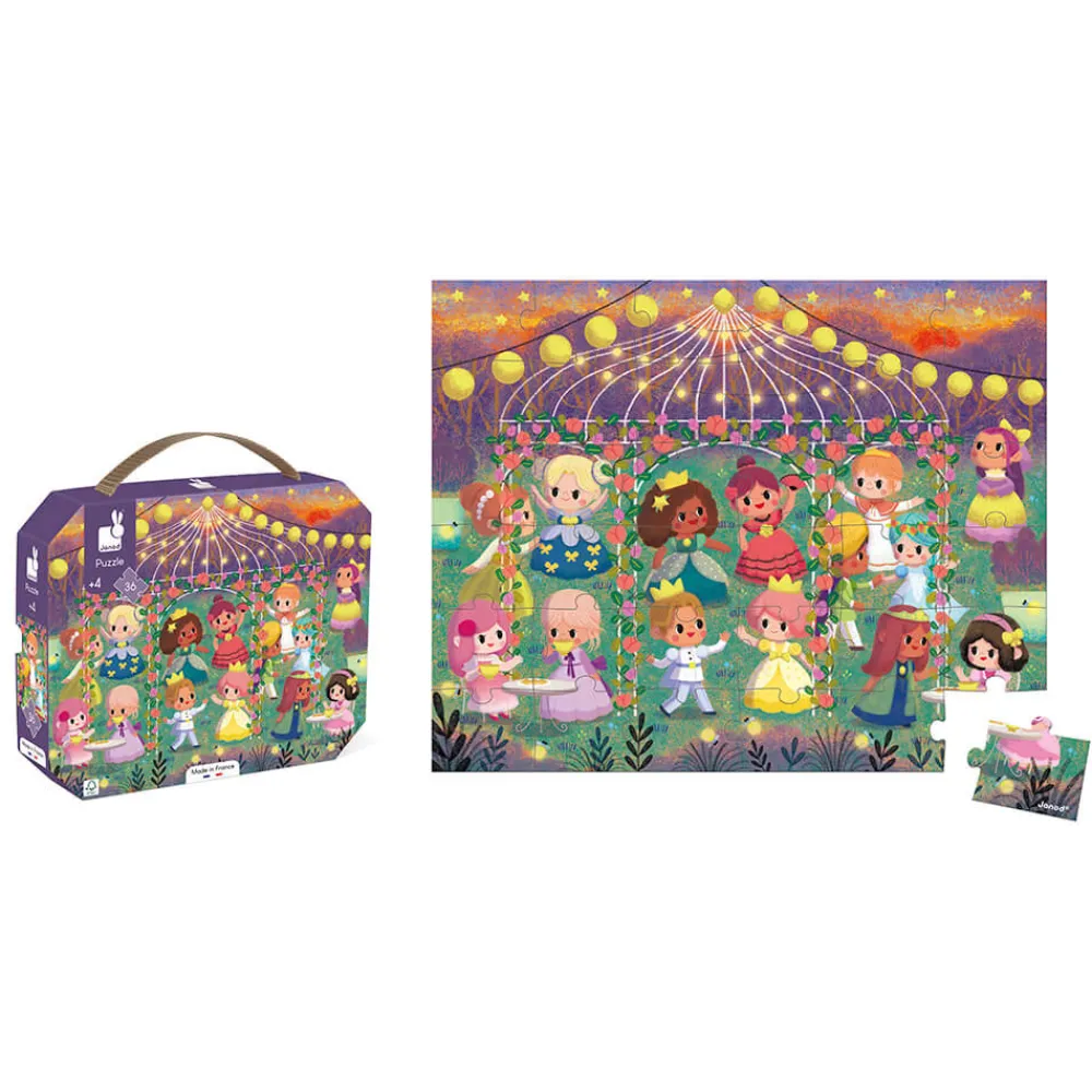 Janod Puzzles Fabriqués En France|Puzzles 20 À 49 Pièces*Puzzle Princesses 36 pièces