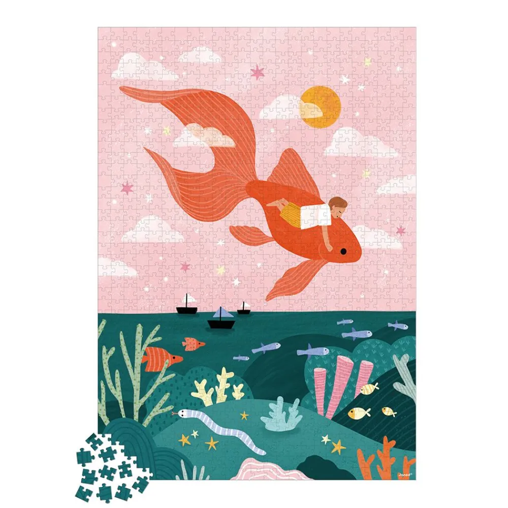 Janod Puzzles 500 À 2000 Pièces*Puzzle Rêve en Mer 1000 pièces