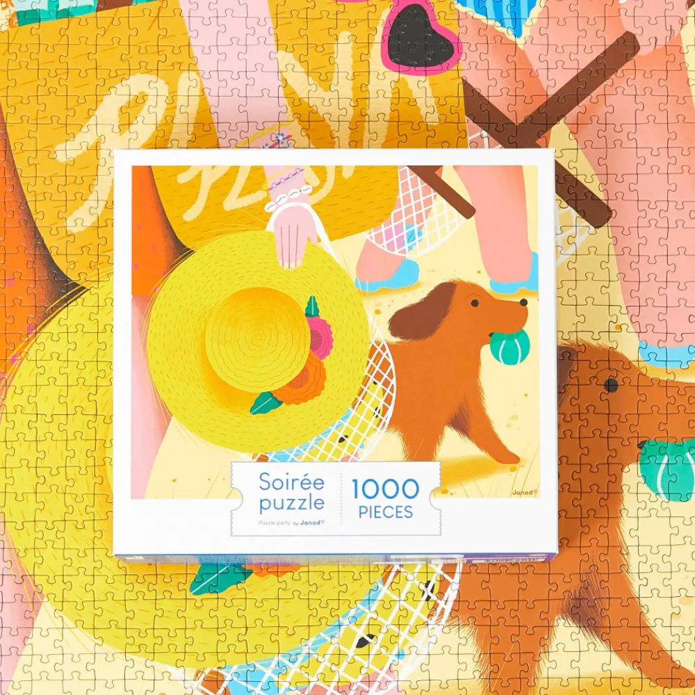 Janod Puzzles 500 À 2000 Pièces*Puzzle Sortie à La Plage 1000 pièces