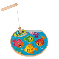 Janod Puzzles Magnétiques|Jouets Magnétiques*Puzzle Speedy Fish (bois)