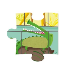 Janod Puzzles 20 À 49 Pièces*Puzzle Tactile 'Journée Zoo' 20 pièces