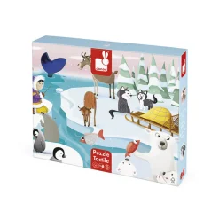 Janod Puzzles 20 À 49 Pièces*Puzzle Tactile 'La Banquise' 20 pièces