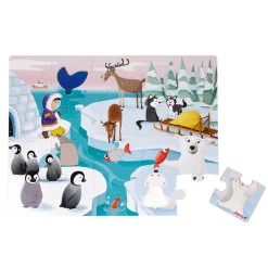 Janod Puzzles 20 À 49 Pièces*Puzzle Tactile 'La Banquise' 20 pièces