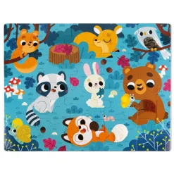 Janod Puzzles 20 À 49 Pièces*Puzzle Tactile Les Animaux de la Forêt 20 pièces