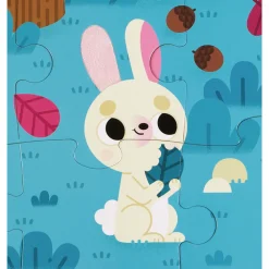 Janod Puzzles 20 À 49 Pièces*Puzzle Tactile Les Animaux de la Forêt 20 pièces