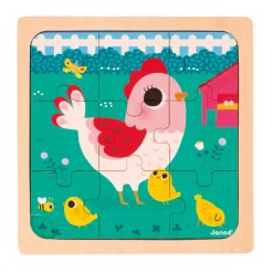 Janod Puzzles En Bois Premier Âge|Puzzles En Bois Premier Âge*Puzzle Trio