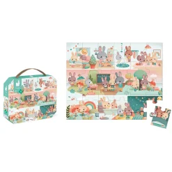 Janod Puzzles Fabriqués En France|Puzzles 20 À 49 Pièces*Puzzle Une Journée 24 pièces