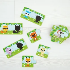 Janod Puzzles 20 À 49 Pièces*Puzzles les Animaux et Leur Ombre