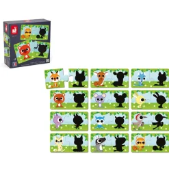 Janod Puzzles 20 À 49 Pièces*Puzzles les Animaux et Leur Ombre