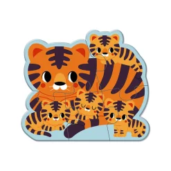 Janod Puzzles Éducatifs|Puzzles 20 À 49 Pièces*Puzzles évolutifs Animaux 2-3-4-5-6 pièces - Partenariat WWF®