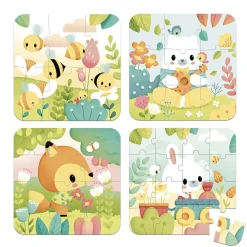 Janod Puzzles Fabriqués En France|Puzzles 20 À 49 Pièces*Puzzles Évolutifs Pure - 4 puzzles