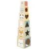 Janod Cubes & Pyramides|Manipulation & Encastrement*Pyramide 6 cubes Pure