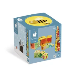 Janod Cubes & Pyramides*Pyramide carrée Les 4 saisons