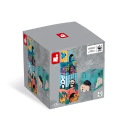 Janod Cubes & Pyramides|Manipulation & Encastrement*Pyramide en carton et figurines en bois Les Animaux - Partenariat WWF®