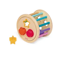 Janod Formes & Couleurs|Manipulation & Encastrement*Quizz des Formes I wood (bois)
