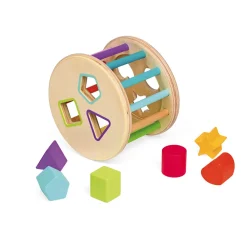 Janod Formes & Couleurs|Manipulation & Encastrement*Quizz des Formes I wood (bois)