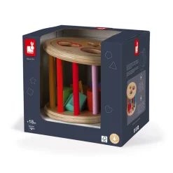 Janod Formes & Couleurs|Manipulation & Encastrement*Quizz des Formes I wood (bois)