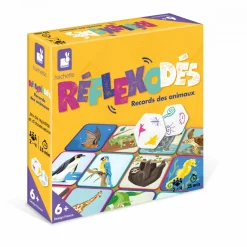 Janod Jeux De Rapidité & De Stratégie|Jeux De Mémoire & D'Associations*RéflexoDés - Animaux