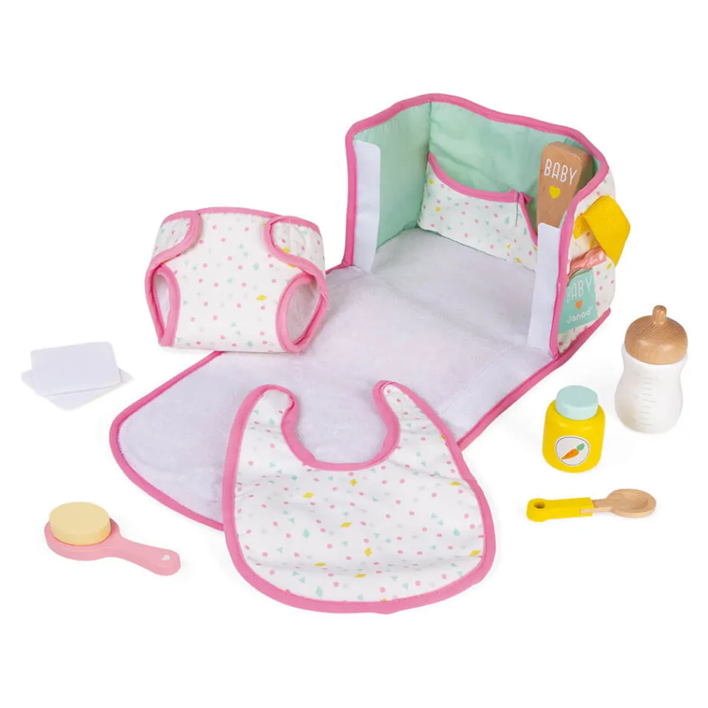 Janod Accessoires Poupons, Poupées & Ménage*Sac à langer Nursery