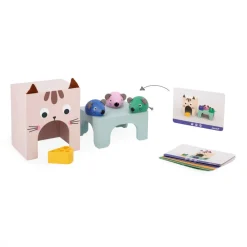 Janod Jeux Éducatifs Maternelle|Jeux Éducatifs Science & Géographie*Se Repérer dans l'Espace - Chat et Souris