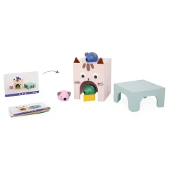 Janod Jeux Éducatifs Maternelle|Jeux Éducatifs Science & Géographie*Se Repérer dans l'Espace - Chat et Souris
