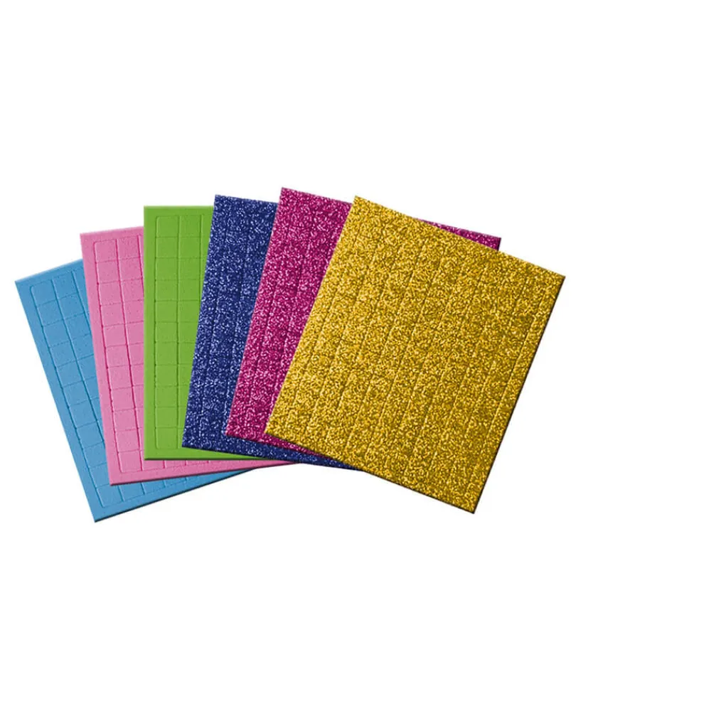 Janod Mosaïques & Gommettes|Collection "Les Ateliers Du Calme"*Set Créatif Mosaïques en Mousse Poneys et Licornes