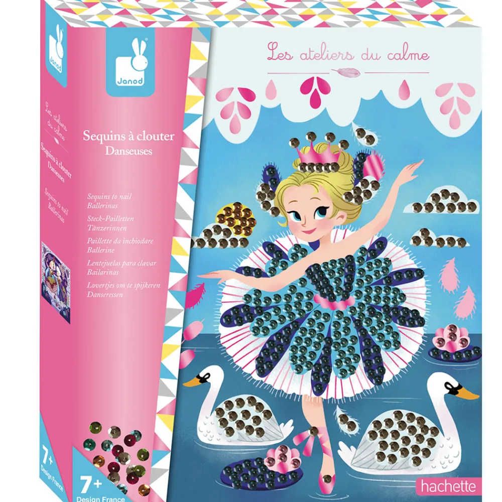 Janod Collection "Les Ateliers Du Calme"*Set Créatif Sequins à Clouter Danseuses