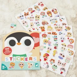 Janod Mosaïques & Gommettes*Stickers Bébés Animaux x100
