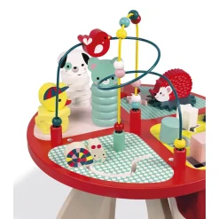 Janod Formes & Couleurs|Bouliers, Loopings & Panneaux D'Activités*Table d'activités Baby Forest (bois)